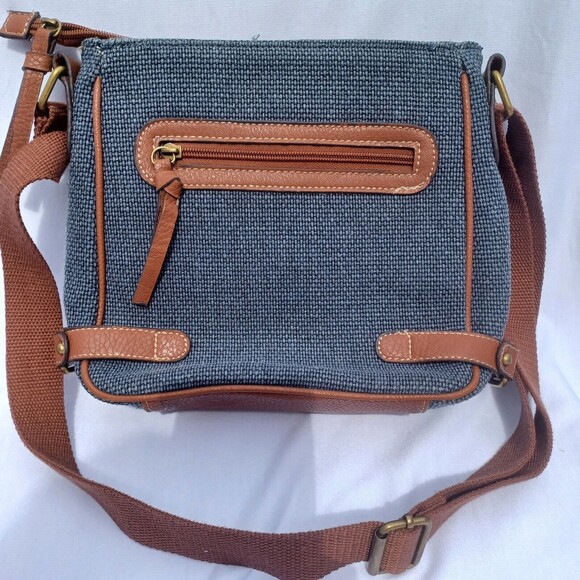 Blue Vintage 90's Style GAL purse BOHO - Picture 2 of 14